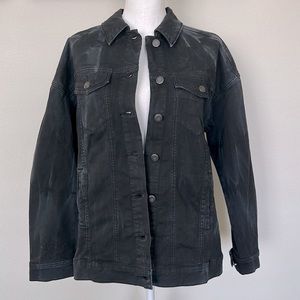 Free People Denim Trucker Jacket - Size M/L